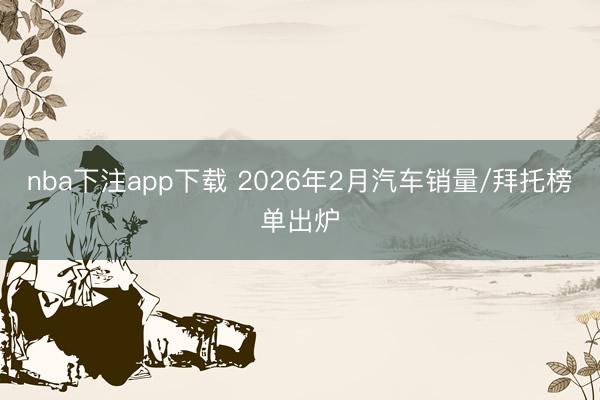 nba下注app下载 2026年2月汽车销量/拜托榜单出炉