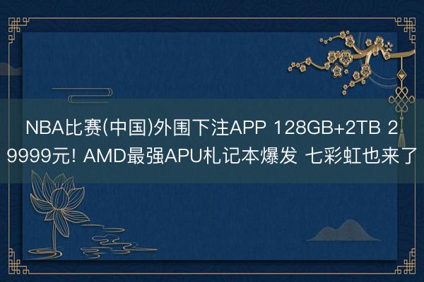 NBA比赛(中国)外围下注APP 128GB+2TB 29999元! AMD最强APU札记本爆发 七彩虹也来了