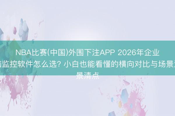 NBA比赛(中国)外围下注APP 2026年企业电脑监控软件怎么选? 小白也能看懂的横向对比与场景清点