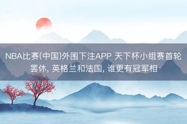 NBA比赛(中国)外围下注APP 天下杯小组赛首轮罢休， 英格兰和法国， 谁更有冠军相
